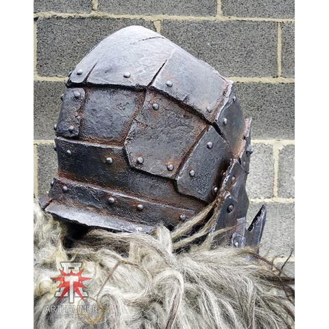 Шлем орка с челестью / Orc Helmet With Jaw